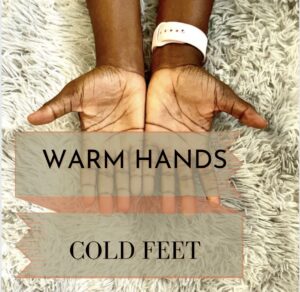 warm hands cold feet